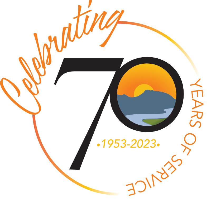 BCF 70 Years Logo